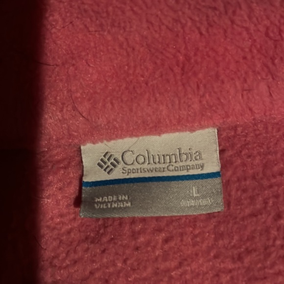 Columbia Girls Lg Fleece Jacket Pink. - Picture 3 of 3
